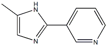 3-(5-Methyl-1H-iMidazol-2-yl)-pyridine Structure