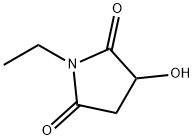 2,5-Pyrrolidinedione,1-ethyl-3-hydroxy Structure