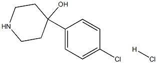 4-Hydroxy-4-(4-chlorophenyl)piperidine HCl 구조식 이미지