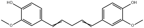 1,5-Bis(4-hydroxy-3-Methoxyphenyl)
penta-1,4-diene Structure