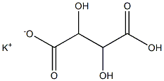 PotassiuM bitartrate 구조식 이미지