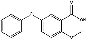 2-Methoxy-5-phenoxybenzoic acid 구조식 이미지