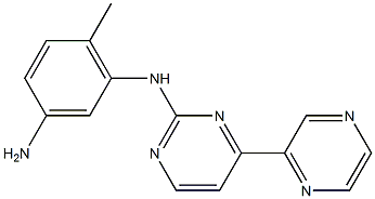 6-Methyl-N1-(4-(pyrazin-2-yl)pyriMidin-2-yl)benzene-1,3-diaMine Structure