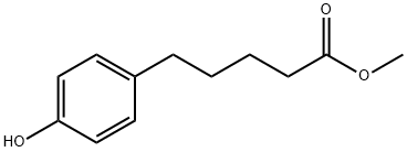 Methyl 5-(4-hydroxyphenyl)pentanoate 구조식 이미지