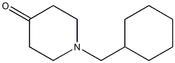 1-(cyclohexylmethyl)piperidin-4-one Structure