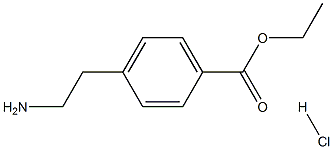 Ethyl 4-(2-aMinoethyl)benzoate hydrochloride 구조식 이미지