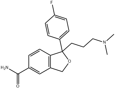 64372-56-1 1-[3-(DIMETHYLAMINO)PROPYL]-1-(4-FLUOROPHENYL)-1,3-DIHYDRO-5-ISOBENZOFURANCARBOXAMIDE