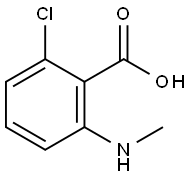 2-Chloro-6-MethylaMino-benzoic acid 구조식 이미지