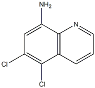 5,6-디클로로퀴놀린-8-aMine 구조식 이미지