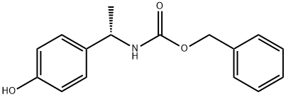 CarbaMic acid, N-[(1S)-1-(4-hydroxyphenyl)ethyl]-, phenylMethyl ester Structure
