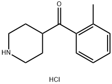 piperidin-4-yl(o-tolyl)Methanone hydrochloride 구조식 이미지