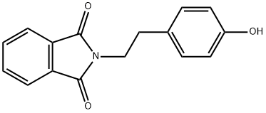 N-(4-Hydroxyphenylethyl)phthaliMide 구조식 이미지