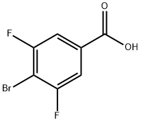 4-BroMo-3,5-difluorobenzoic acid 구조식 이미지