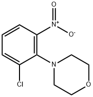 4-(2-Chloro-6-nitrophenyl)Morpholine, 97% 구조식 이미지