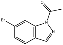 에타논,1-(6-broMo-1H-인다졸-1-일)- 구조식 이미지