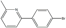 2-(4-broMo-phenyl)-6-Methyl-pyridine Structure