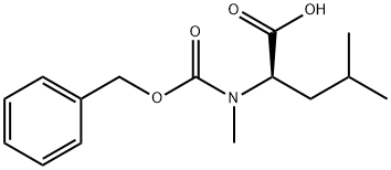 Cbz-N-메틸-D-류신 구조식 이미지