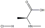 N-α-Methyl-L-alanine hydrochloride 구조식 이미지