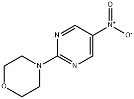 Morpholine, 4-(5-nitro-2-pyriMidinyl)- 구조식 이미지