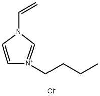 1H-IMIDAZOLIUM,1-BUTYL-3-ETHENYL-,CHLORIDE Structure