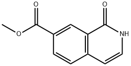 메틸1-옥소-1,2-디히드로이소퀴놀린-7-카르복실레이트 구조식 이미지