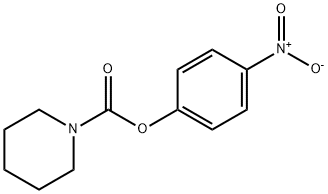 1-Piperidinecarboxylic acid, 4-nitrophenyl ester 구조식 이미지