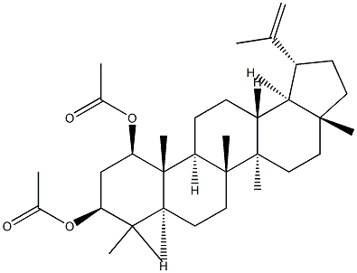 3-Epiglochidiol diacetate 구조식 이미지