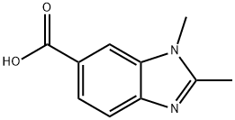 6-Benzimidazolecarboxylicacid,1,2-dimethyl-(7CI,8CI) 구조식 이미지