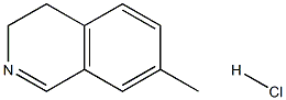 7-메틸-3,4-디히드로이소퀴놀린염산염 구조식 이미지