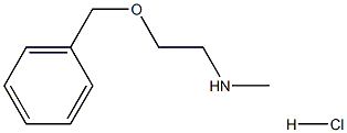N-Methyl-2-(phenylMethoxy)-ethanaMine HCl Structure