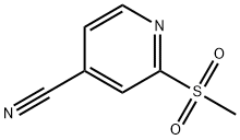 2-(Methylsulfonyl)isonicotinonitrile 구조식 이미지