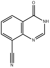 4-Hydroxyquinazoline-8-carbonitrile 구조식 이미지