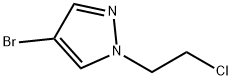4-BroMo-1-(2-chloroethyl)-1H-pyrazole Structure