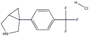 1-[4-(TrifluoroMethyl)phenyl]-3-azabicyclo[3.1.0]hexane Hydrochloride Structure