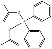 Diisopropenyloxydiphenylsilane 구조식 이미지