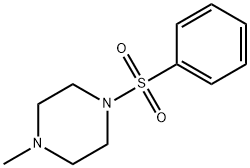 1-methyl-4-(phenylsulfonyl)piperazine Structure