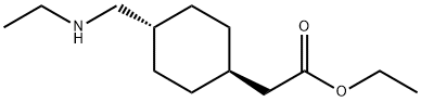 트랜스-에틸2-(4-((에틸아미노)메틸)사이클로헥실)아세테이트 구조식 이미지