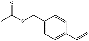 (4-Vinylbenzyl)thioacetat Structure