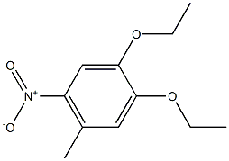 1,2-Diethoxy-4-Methyl-5-nitrobenzene 구조식 이미지