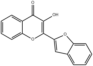 2-(2-Benzofuranyl)-3-hydroxychroMone Structure