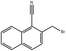 2-(BroMoMethyl)-1-naphthonitrile 구조식 이미지