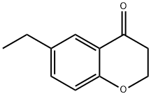 4H-1-Benzopyran-4-one, 6-ethyl-2,3-dihydro- Structure