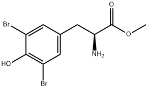 L-Tyrosine, 3,5-dibroMo-, Methyl ester 구조식 이미지
