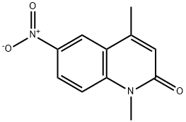 1,4-diMethyl-6-nitroquinolin-2(1H)-one 구조식 이미지