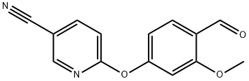 6-(4-ForMyl-3-Methoxyphenoxy)nicotinonitrile Structure