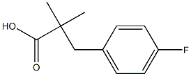 3-(4-Fluorophenyl)-2,2-diMethylpropanoic acid 구조식 이미지