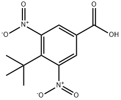 4-tert-Butyl-3,5-dinitrobenzoic acid 구조식 이미지