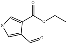 Ethyl 4-forMylthiophene-3-carboxylate 구조식 이미지