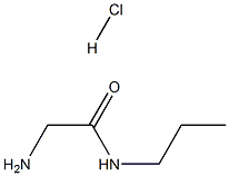 2-AMino-N-프로필-아세타미드HCl 구조식 이미지