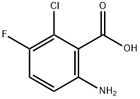 6-amino-2-chloro-3-fluorobenzoic acid Structure